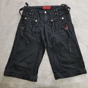 Vintage Y2K TRIPP shorts black 9